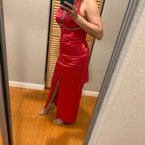 B.Darling Hot pink gown prom dress